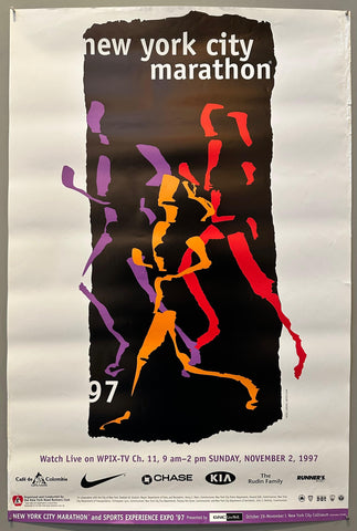 Link to  1997 New York City Marathon PosterUSA, 1997  Product