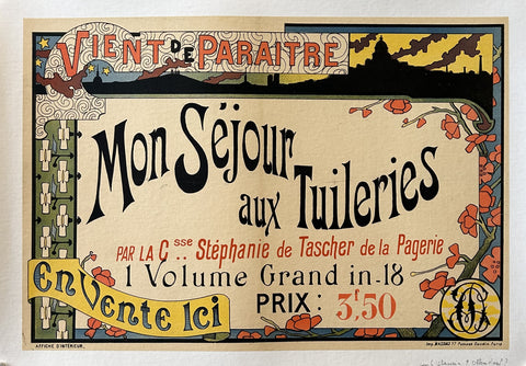 Link to  Mon Séjour aux TuileriesFrance, c. 1870s  Product