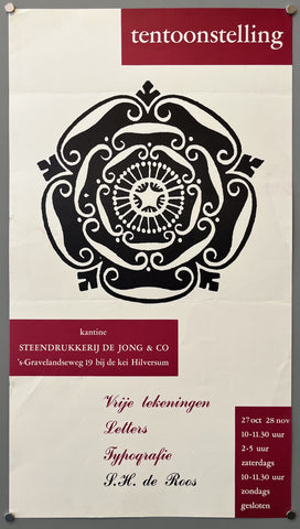 Tentoonstelling L.H. de Roos Poster