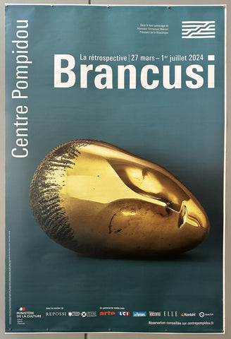 Link to  Constantin Brâncuși 'La Muse endormie' Centre Pompidou PosterFrance, 2024  Product