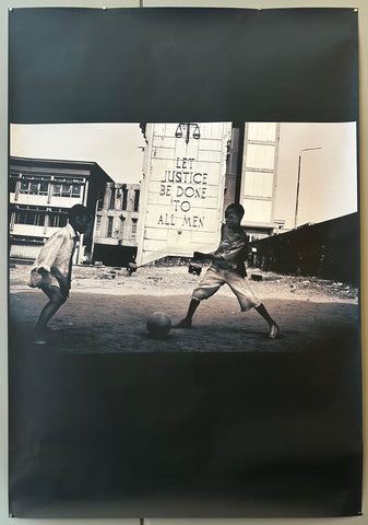 Magnum Photos Two Kids Playing Soccer Poster