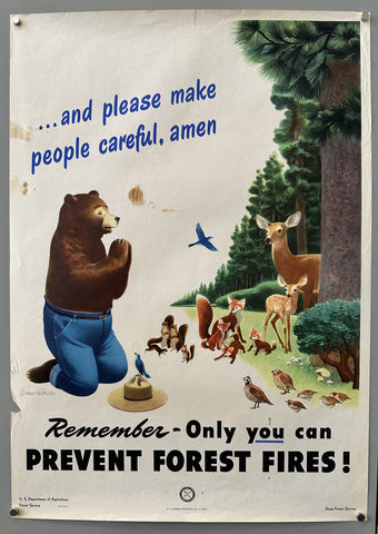 Smokey Bear Only You Can Prevent Forest Fires!