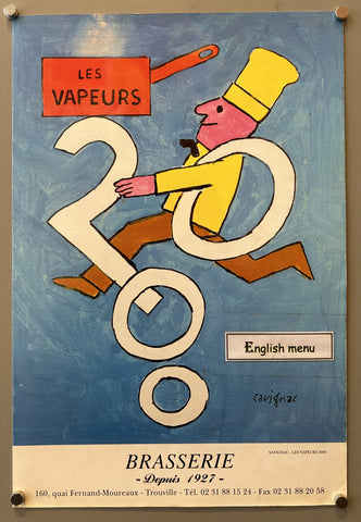 Les Vapeurs 2000 Savignac English Menu