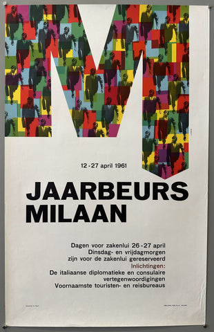 Link to  Jaarbeurs Milaan 1961 PosterItaly, 1961  Product