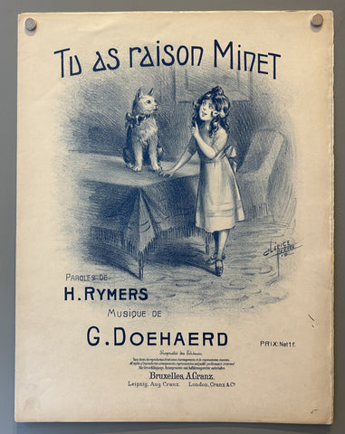 Link to  Tu as raison MinetBelgium, c. 1912  Product