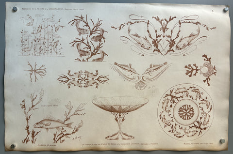 Link to  Application de la Faune & Decoration: Poissons et AlguesFrance, 1909  Product