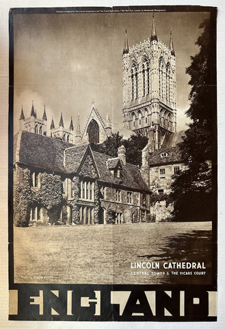 Link to  England: Lincoln CathedralGreat Britain, c. 1930s  Product