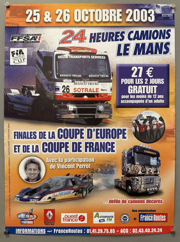 Link to  24 Heures Camions Le Mans 2003 Poster #1France, 2003  Product