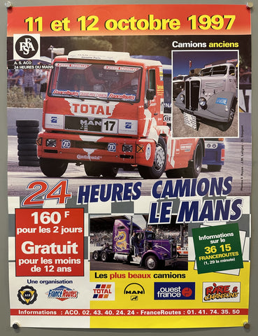 Link to  24 Heures Camions Le Mans 1997 Poster #1France, 1997  Product
