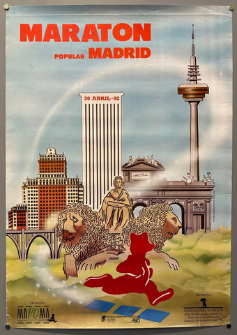 Link to  Maraton Popular Madrid PosterSpain, 1991  Product