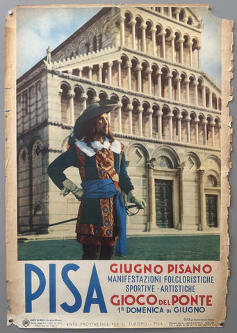 Link to  Pisa Travel PosterItaly, 1947  Product