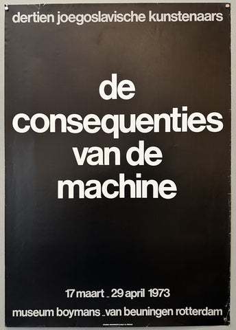 De consequenties van de machine: Dertien Joegoslavische kunstenaars