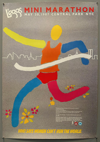 Mini Marathon Central Park NYC Poster