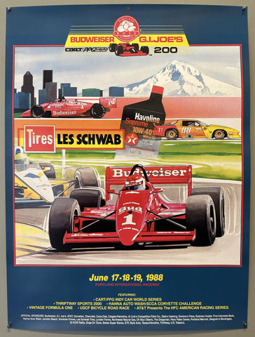 Link to  Budweiser G.I. Joe's 200 1988 PosterUSA, 1988  Product