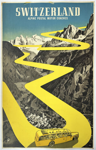 Link to &nbsp;Switzerland Alpine Postal Motor CoachesSwitzerland, c. 1930s &nbsp;Product