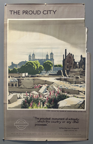 Link to  The Proud City Tower of London PosterEngland, 1944  Product