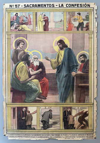 Link to  No. 57 Sacramentos La Confesion PosterSpain, c. 1920s  Product