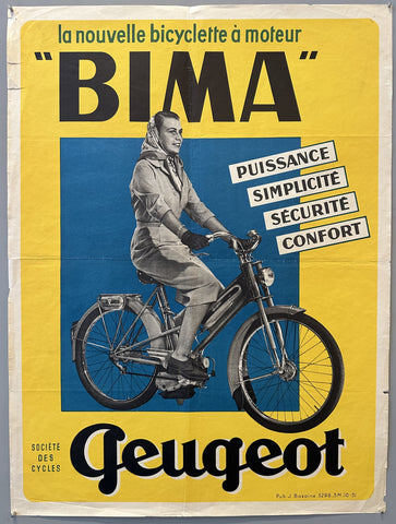 Link to  Bima Peugeot PosterFrance, c. 1950s  Product
