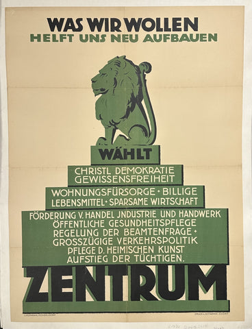 Link to  Was Wir Wollen Helft Uns Neu AufbauenGermany, c. 1920  Product
