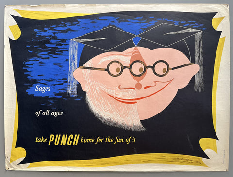 British Punch Newspaper Poster