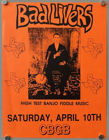 Link to  Bad Livers High Test Banjo Fiddle Music (Orange)USA, c. 1990s  Product