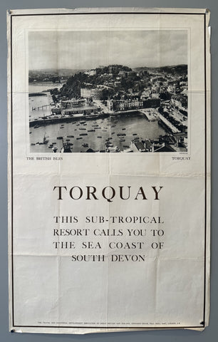 Link to  The British Isles: TorquayGreat Britain, c. 1930s  Product