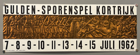 Gulden-Sporenspel Kortrijk Poster