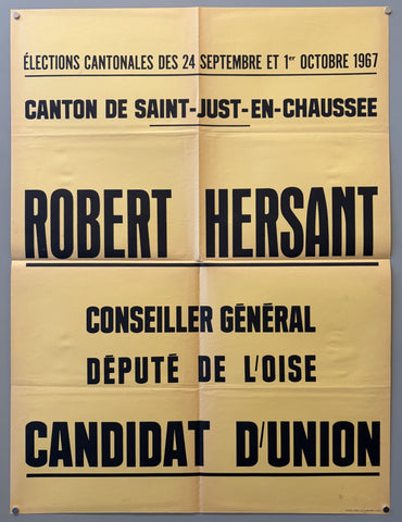 Robert Hersant Élections Cantonales