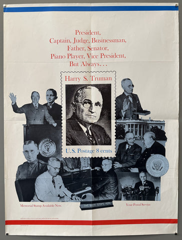 Harry S. Truman Stamp Poster