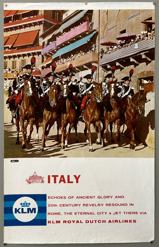 Link to  Italy KLM Travel PosterNetherlands, 1961  Product