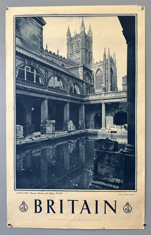 Link to  Britain: Roman Baths and AbbeyGreat Britain, c. 1950s  Product