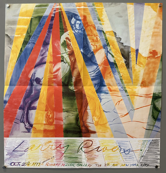 Larry Rivers Poster Larry Rivers Robert Miller Gallery – Poster Museum