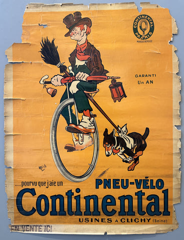 Link to  Pneu-Vélo Continental PosterFrance, c. 1935  Product