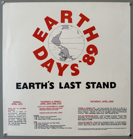 Link to  Earth's Last StandUnited States, 1989  Product