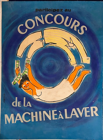 Concours de la Machine à Laver Original Art