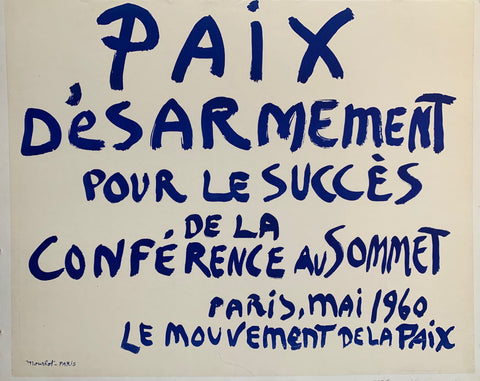 Link to  Paix Dèsarmement PrintFrance, 1960  Product