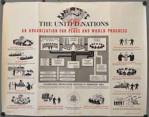 Link to  An Organization for Peace and World Progress PosterU.S.A., 1945  Product