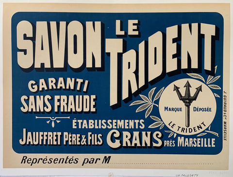 Link to  Savon Le Trident Garanti Sans FraudeFrance - c. 1895  Product