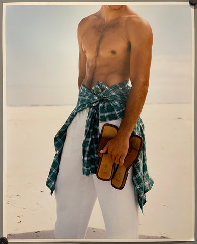 Link to  Male Model on the Beach PhotographU.S.A., c. 1995  Product