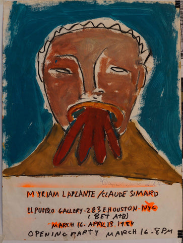 Link to  Myriam Laplante & Claude Simard Painting "Tongue"France, 1984  Product