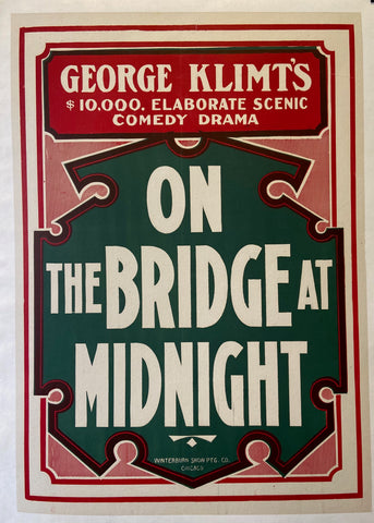 Link to  On the Bridge at Midnight PosterU.S.A, 1905  Product