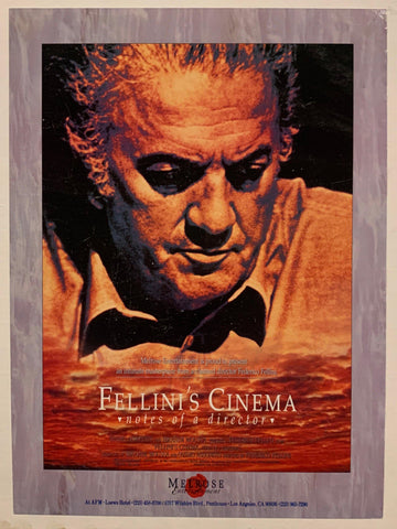 Link to  Fellini's Cinema Film Poster ✓1991  Product