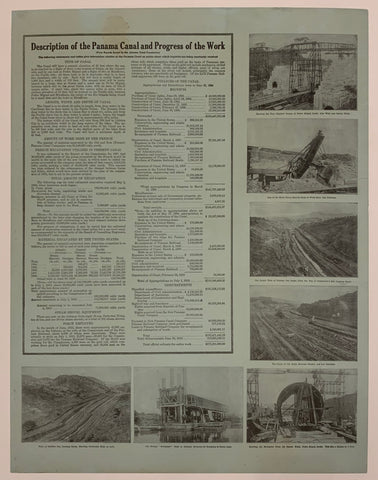 Link to  Description of the Panama Canal and Progress of the WorkUSA, c. 1914  Product