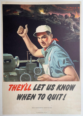 Link to  They'll let us know when to quit!USA, C. 1944  Product