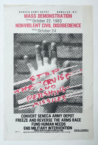 Link to  Mass Demonstration and Nonviolent Civil Disobedience PosterUSA, 1983  Product