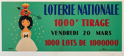 Link to  Loterie Nationale: "Money Bag on Head"France, C. 1960  Product