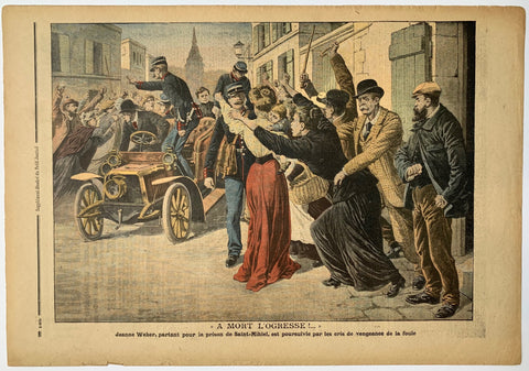Link to  Le Petit Journal - "A Mort L'Ogresse!"France, C. 1900  Product
