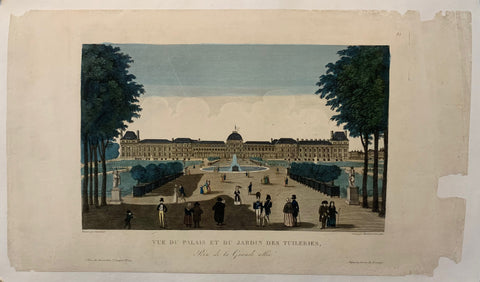 Link to  Palais et du Jardin des Tuileries ZograscopeFrance, 1795  Product