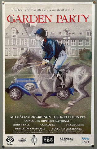 Link to  Garden Party 1990 Horse Racing PosterFrance, 1990  Product