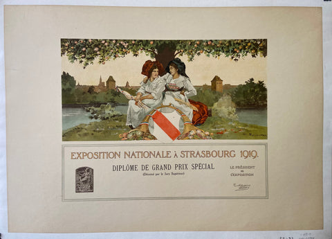 Link to  Exposition Nationale a Strasbourg 1919 PosterFrance, 1919  Product